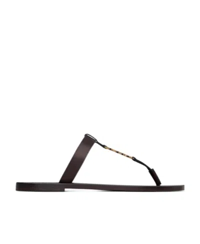 SAINT LAURENT SAINT LAURENT CASSANDRE LOGO PLAQUE SLIDES