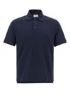 Saint Laurent Navy Blue Logo Polo