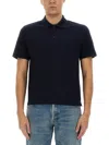 Saint Laurent Cassandre Polo In Blue