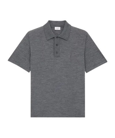 SAINT LAURENT CASSANDRE POLO IN WOOL