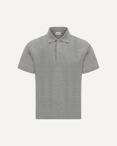 Saint Laurent Piqué-weave Polo Shirt In Multicolor