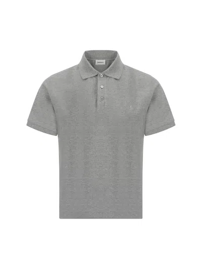Saint Laurent Piqué-weave Polo Shirt In Multicolor