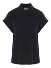 Saint Laurent Sleeveless Polo Shirt