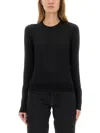 Saint Laurent Cassandre Pullover In Black