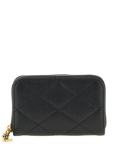 Saint Laurent Cassandre Quilted Purse In Black