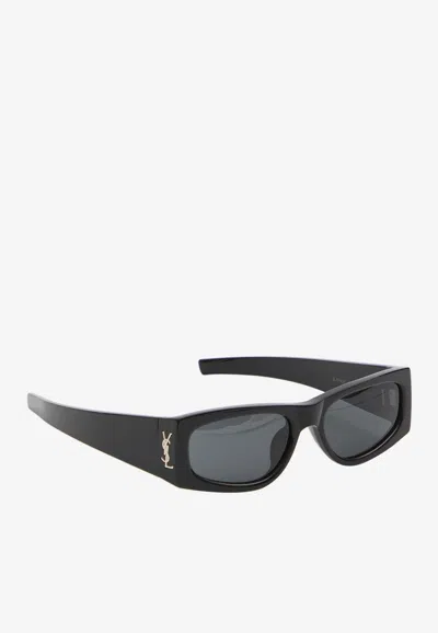 SAINT LAURENT CASSANDRE RECTANGLE SUNGLASSES
