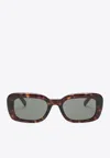Saint Laurent Cassandre Rectangular Sunglasses