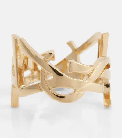 Saint Laurent Cassandre Ring In Gold