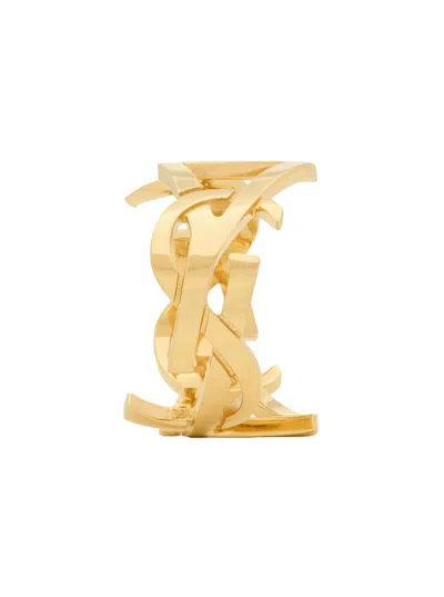 Saint Laurent Cassandre Ring In Gold
