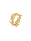 Saint Laurent Cassandre Ring In Gold