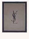 Saint Laurent Cassandre Scarf In Neutral