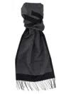 Saint Laurent Cassandre Scarf In Gray