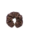 Saint Laurent Cassandre Scrunchie In Paisley Silk Twill In Multi-color