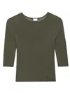 Saint Laurent Semi-sheer Certified Viscose Knitted Top