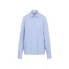 Saint Laurent Striped Long-sleeved Shirt