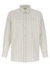 Saint Laurent Cassandre Shirt And Blouse White In Multi