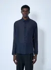 Saint Laurent Men Cassandre Shirt In Blue