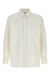 Saint Laurent Cassandre Shirt And Blouse White In White