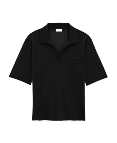 SAINT LAURENT SAINT LAURENT CASSANDRE SHORT-SLEEVED POLO SHIRT