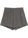 Saint Laurent Men's Silk Clothing Shorts In Grey