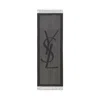 Saint Laurent Cassandre Jacquard Scarf In Gray