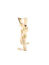 Saint Laurent Cassandre Single Earring In Metal In Gold