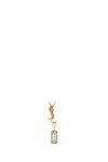 Saint Laurent Cassandre Single Earring In Gold