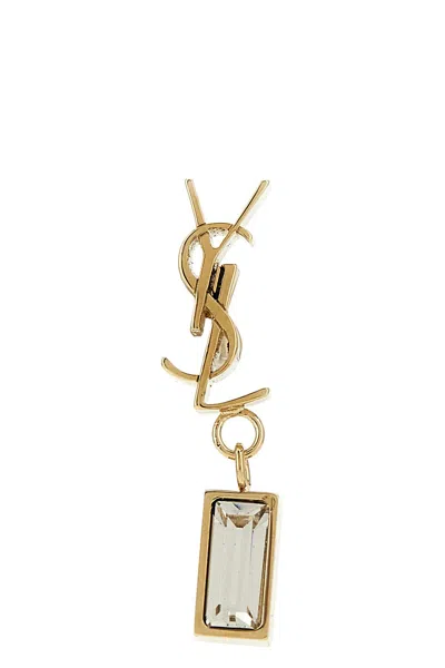 Saint Laurent 'cassandre' Single Earrings In Gold