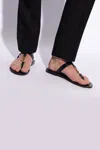 Saint Laurent ‘cassandre' Slides In Black