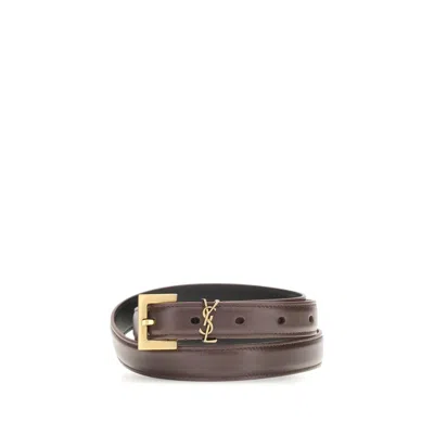 Saint Laurent Cassandre Slim Belt