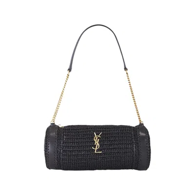 Pre-owned Saint Laurent Cassandre Small Cylinder Bag 'noir' | Black | Women's Size Onesize