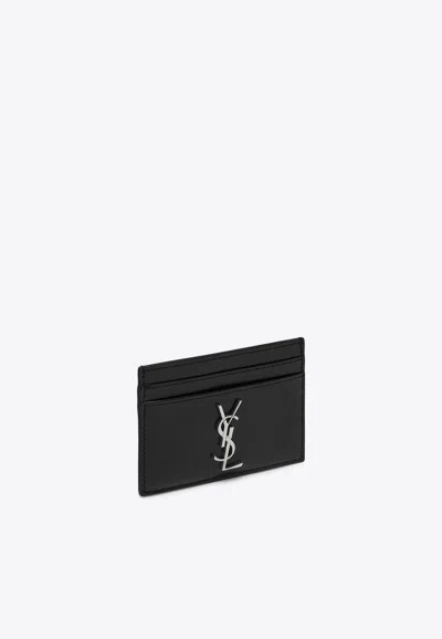SAINT LAURENT CASSANDRE SMOOTH LEATHER CARDHOLDER