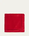 Saint Laurent Cassandre Square Silk Scarf In Pattern