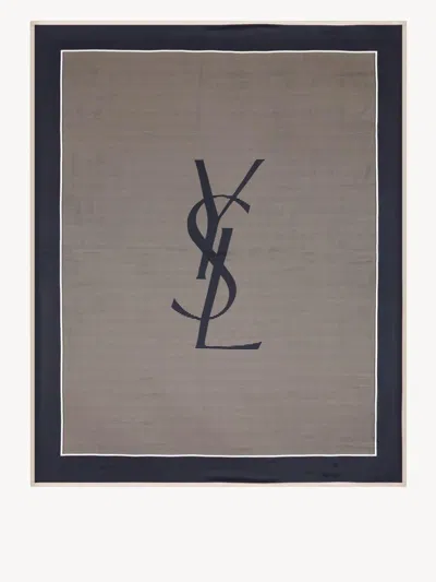 Saint Laurent Cassandre Striped Stole