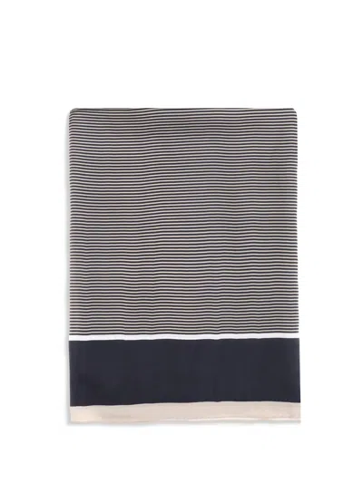 Saint Laurent Cassandre Striped Stole