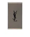 Saint Laurent Cassandre Striped Towel In Cotton