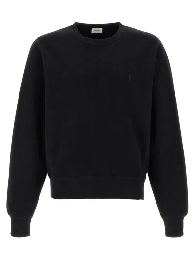 Saint Laurent Cassandre Sweatshirt In Black