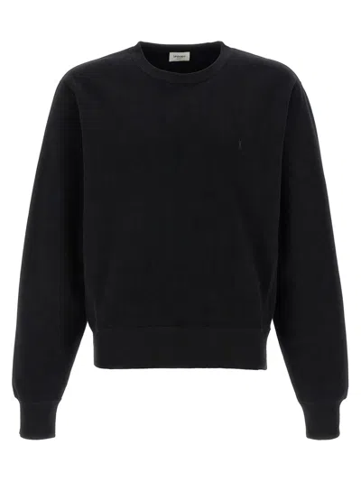 SAINT LAURENT CASSANDRE SWEATSHIRT BLACK