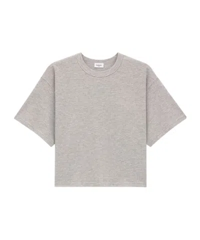 SAINT LAURENT CASSANDRE T-SHIRT IN PIQUÉ