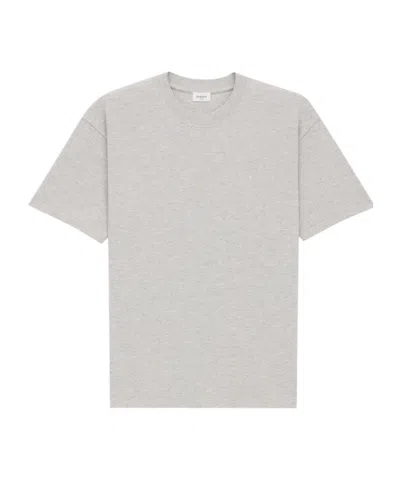 Saint Laurent Cassandre T-shirt In Piqué In Gray