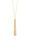 Saint Laurent Tassel Necklace In Gold