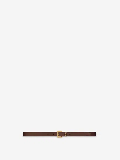 Saint Laurent Cassandre Thin Belt