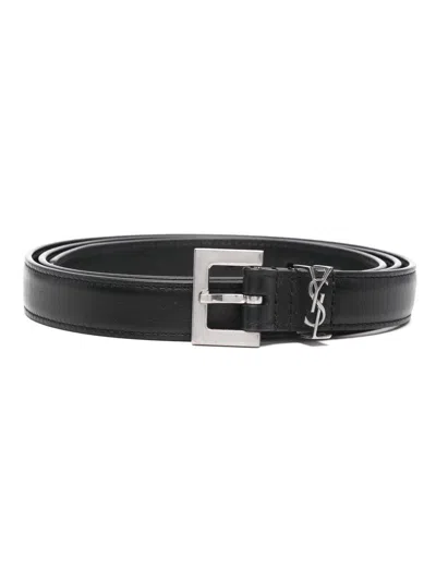 Saint Laurent Cassandre Thin Belt