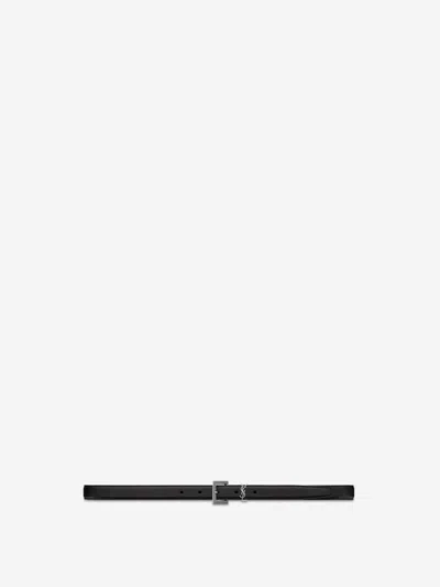 Saint Laurent Cassandre Thin Belt