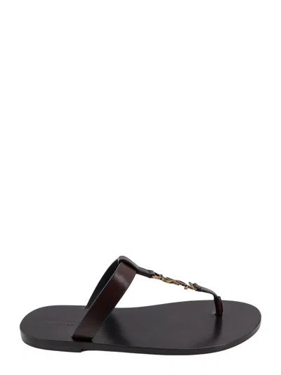 SAINT LAURENT CASSANDRE THONG SLIPPERS