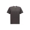 Saint Laurent Cassandre T-shirt In Brown