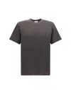 Saint Laurent Cassandre T-shirt In Brown