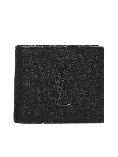 Saint Laurent Wallets In Black
