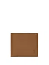 Saint Laurent Cassandre Bi-fold Wallet In Brown