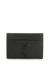 Saint Laurent Cassandre Wallets Black In Brown